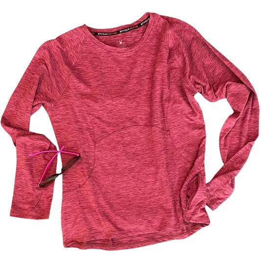 Spyder Long Sleeved T-Shirt, Women's Large, Pomegranate/Magenta Color, Size Large