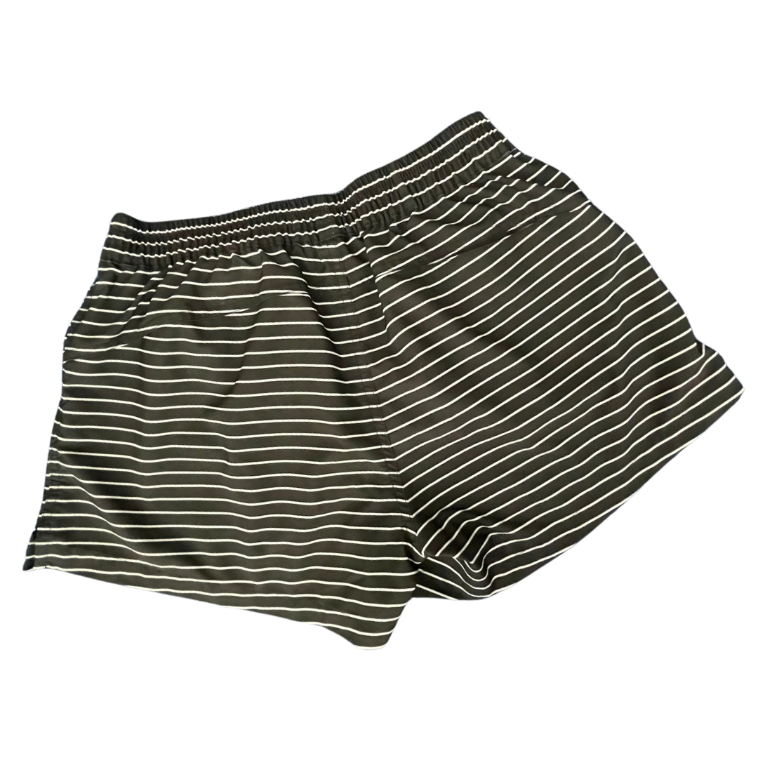 Carve Designs Black & White Striped Bali Short, 3" Inseam, Size 8