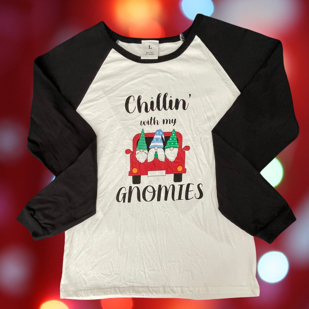 $5 CHRISTMAS COLLECTION: Chillin' With My Gnomies, Size Large