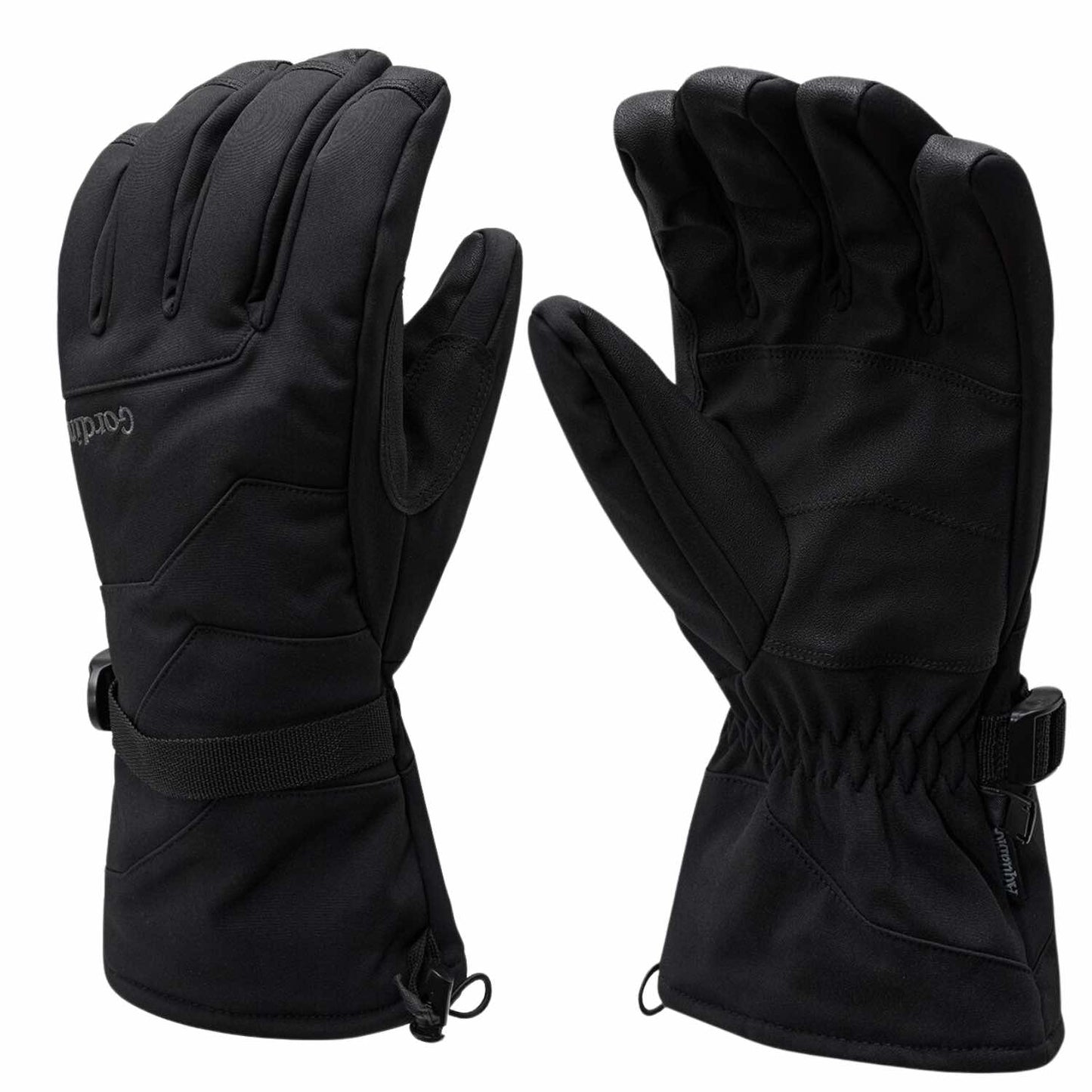 Gordini Fall Line Black Gloves, Unisex Medium